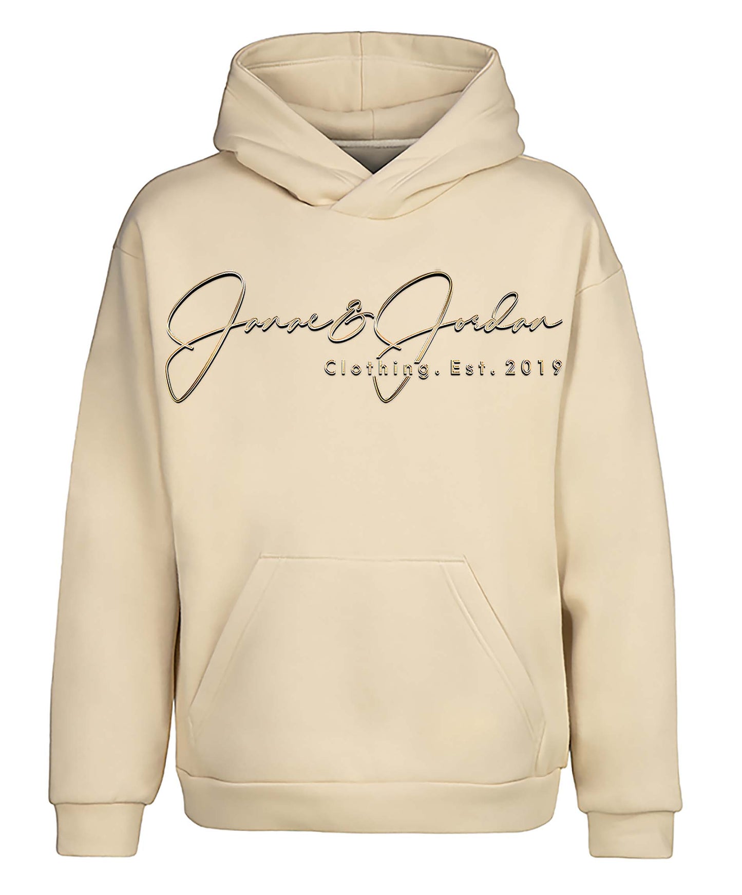 Beige Signature Logo Sweatshirt