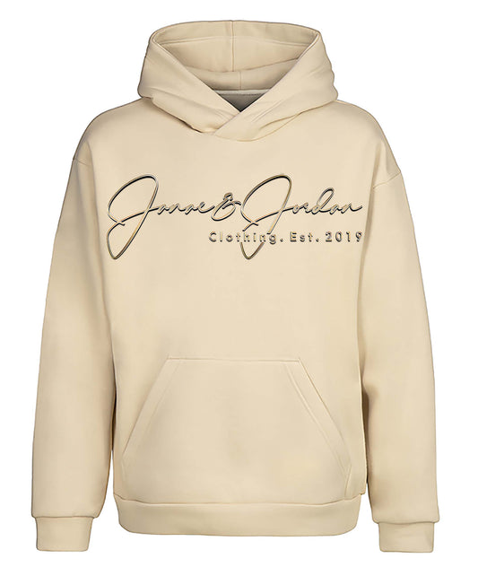 Beige Signature Logo Sweatshirt