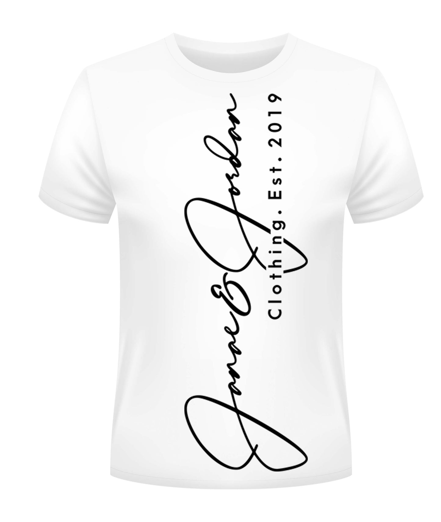 Large Verticle Signature Logo TShirt